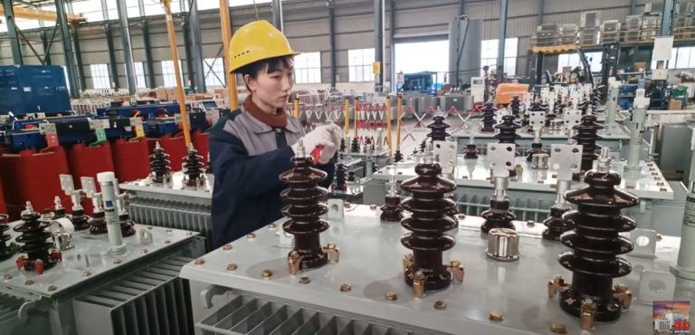 How to test a dry type transformer in our factory